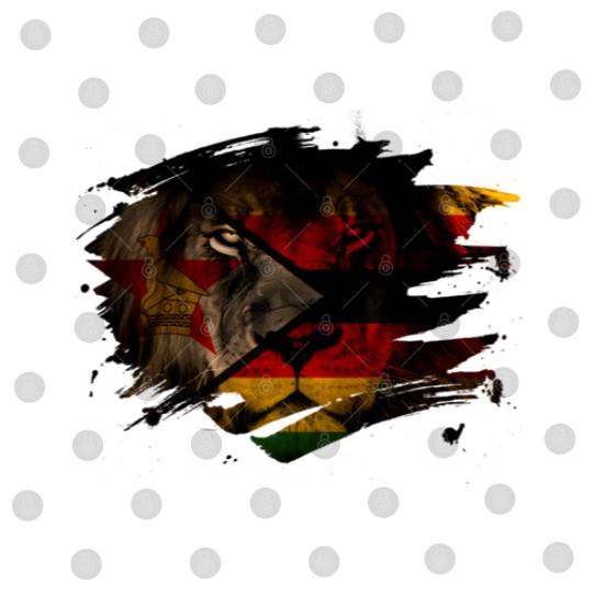 Discover Zimbabwe Lion Flag Digital Files