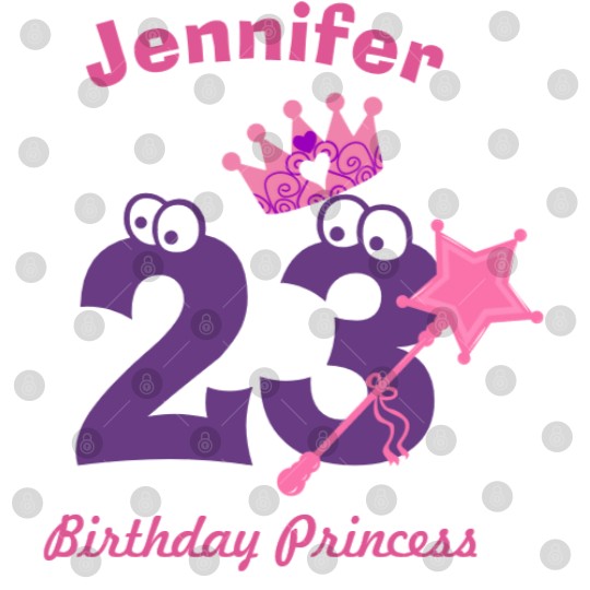 Discover Birthday Girl Custom Name Age Digital Files
