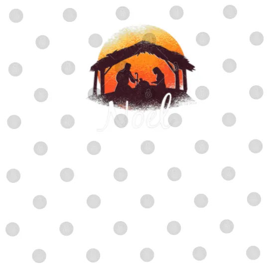 Discover Noel - Christmas Advent Nativity Scene North Star Digital Files