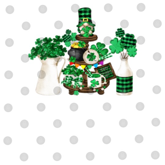 Discover Cute Green Shamrock Decor With Happy St Patricks D Digital Files