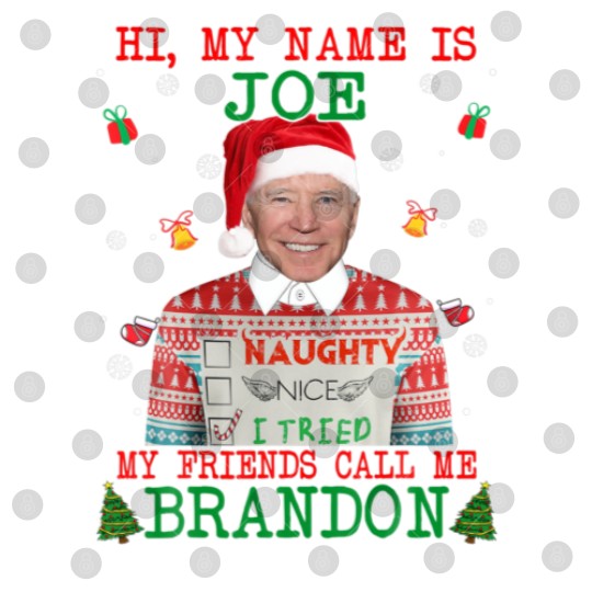 Discover Funny Hi My Name Is Joe My Friends Call Me Brandon Digital Files
