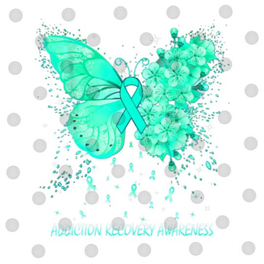 Discover Womens Butterfly Addiction Recovery Awareness Ribb Digital Files
