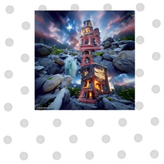 Discover TOWER BETWEEN WORLDS ORIGINAL DIGITAL AI GENERATED Digital Files