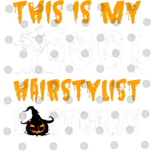 Discover Funny Barber | This Is My Boo Hairstylist Costume Sweat Digital Files