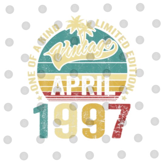 Discover Vintage 25 Years Old April 1997 Decorations 25Th B Digital Files