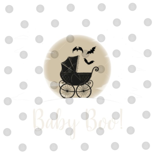 Discover Gothic Baby Shower Halloween Carriage Digital Files