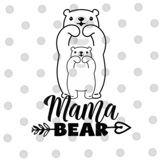 Discover Mama Bear Love Bear Funny Mothers Day Fathers Day Digital Files