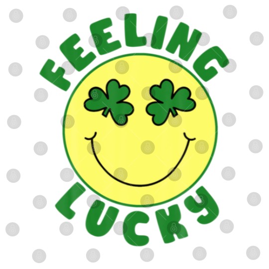Discover St Patrick's Day I Feel Lucky Leopard Clover Graph Digital Files