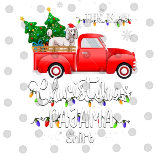 Discover Poodle Dog This Is My Christmas Pajama Poodle Xmas Digital Files