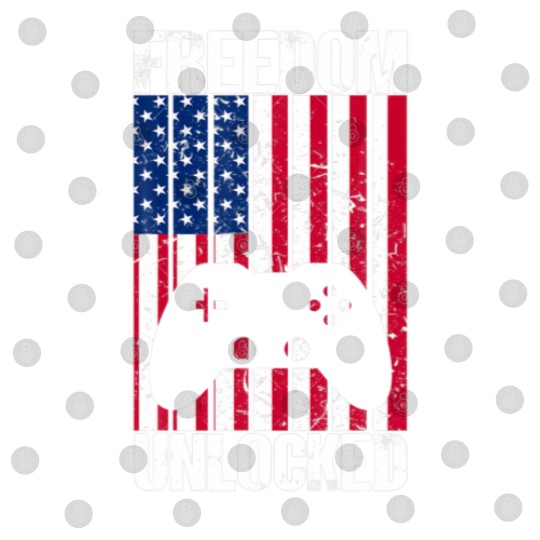 Discover Gamer 4Th Of July Freedom Unlocked Video Games Digital Files
