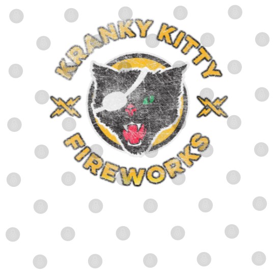 Discover Kranky Kitty Fireworks Funny Pirate Cat Digital Files