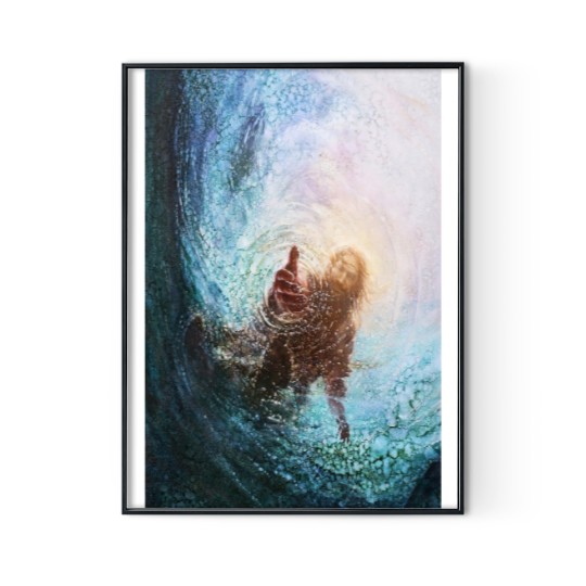 Discover The Hand of God Painting- Havenlight Yongsung Kim Poster Digital Posters Print