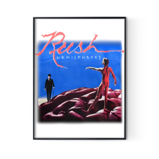 Discover 1978 RUSH Band Hemispheres Album Cover Digital Posters Print