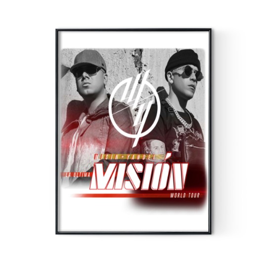 Discover Wisin Yandel Tour 2022 Digital Posters Print