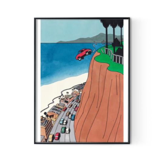 Discover The Car Fall Ken Price Premium Matte Vertical Poster Digital Posters Print