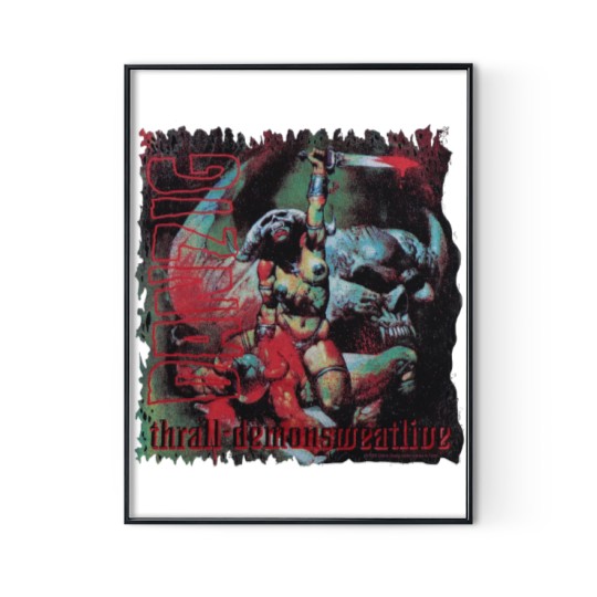 Discover 1993 Danzig Thrall Demonsweatlive Tour Digital Posters Print, Danzig Digital Posters Print Fan Gifts