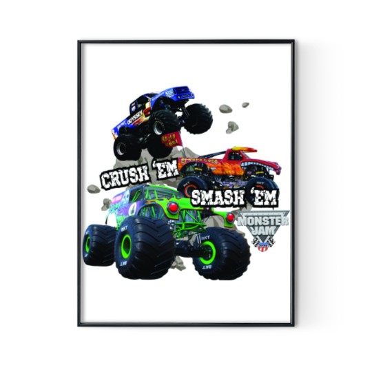 Discover Monster Trucks Monster Jam Premium Matte Vertical Poster Digital Posters Print