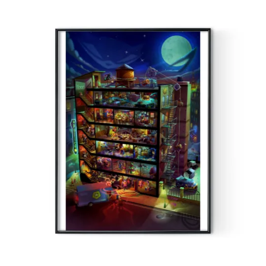 Discover Sly Cooper 20th Anniversary Poster Digital Posters Print