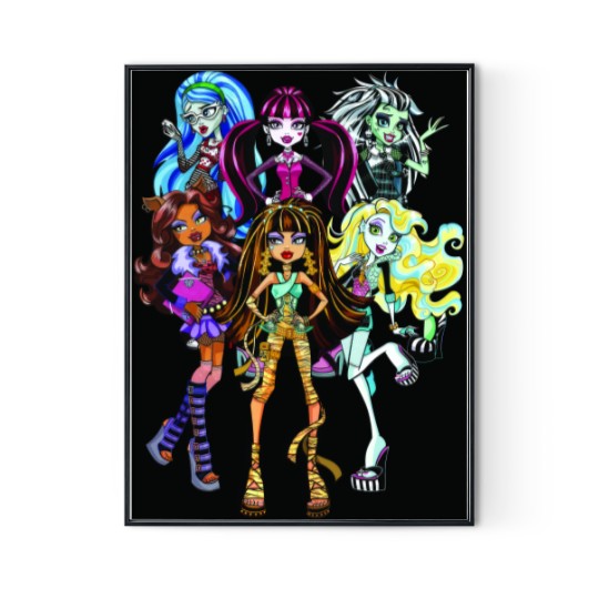 Discover MONSTER HIGH XMAS Premium Matte Vertical Poster Digital Posters Print