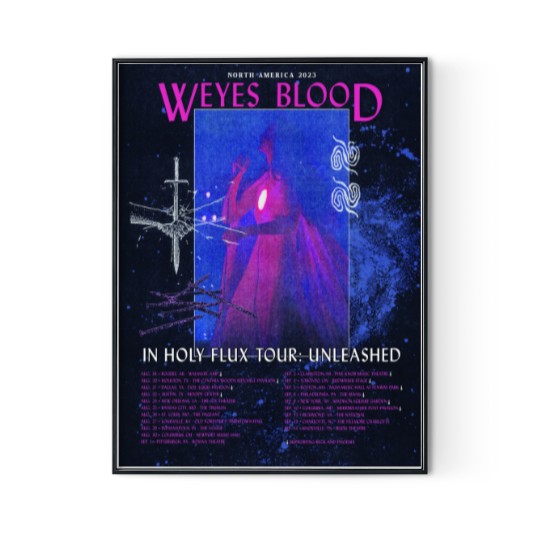 Discover Weyes Blood North America 2023 Poster, Tour Poster Digital Posters Print
