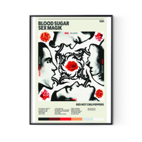 Discover Red Hot Chili Peppers Poster Digital Posters Print