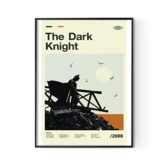 Discover The Dark Knight Movie Poster | The Dark Knight Premium Digital Posters Print