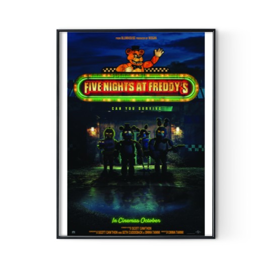 Discover NEW 2023 Five Nights at Freddy's Movie Poster, Home Decor Digital Posters Print