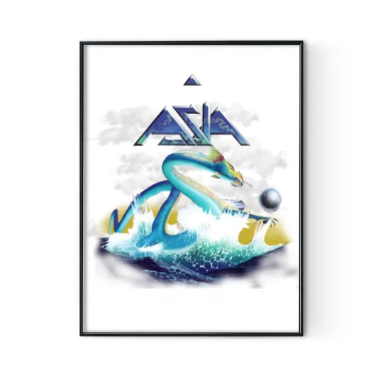Discover ASIA band Tour Men Digital Posters Print Double-sided Black Unisex