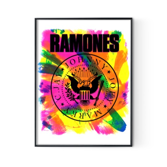 Discover Ramones Escape From New York Tour 1990 Digital Posters Print