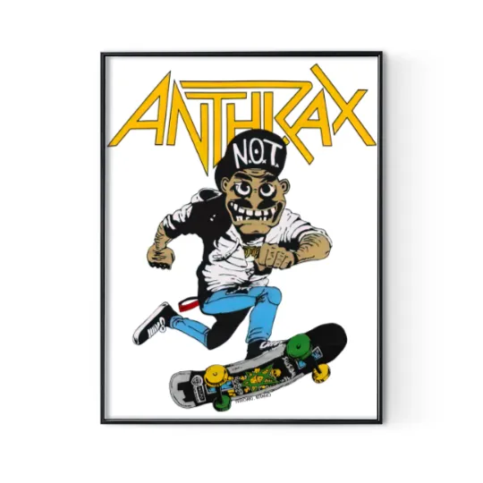 Discover Anthrax Mosh it Up Tour 1987 Digital Posters Print