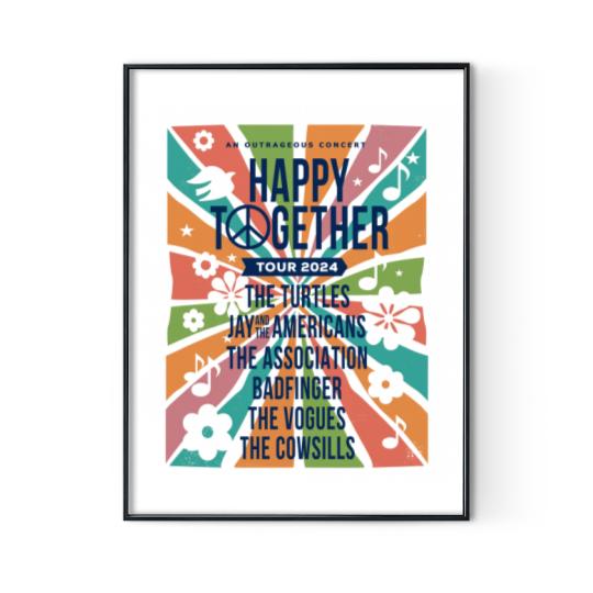 Discover Happy Together Tour 2024 Tour Digital Posters Print