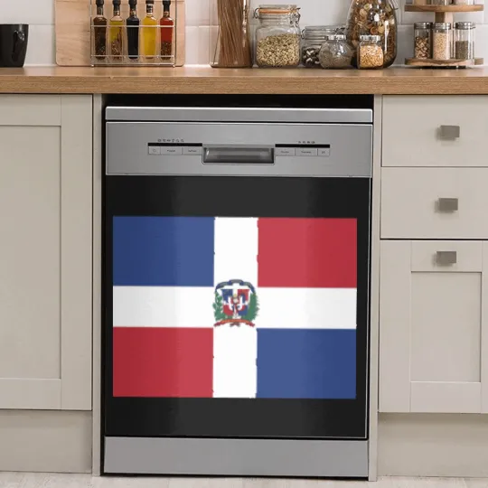 Discover AIFRIS Dominican Republic Flag Cotton Dish Washer Covers