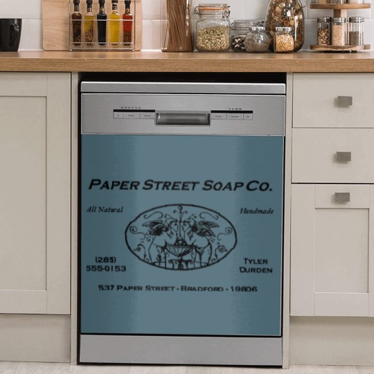Discover Paper Street Soap Company - Fight Club - Dish Washer Covers