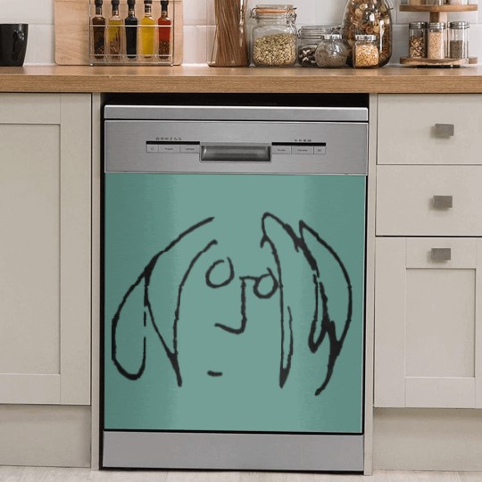 Discover Johns Lennon black Dish Washer Covers
