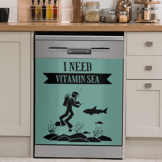 Discover Scuba, Scuba Diving Dish Washer Covers, Scuba Diver Dish Washer Covers