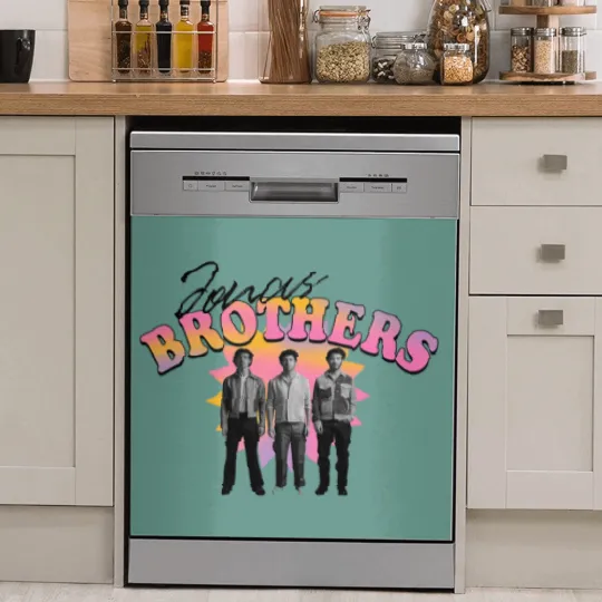Discover Jonas Brothers Weve Been on Pink - Jonas Brothers Merch Dish Washer Covers