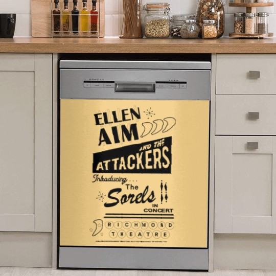 Discover Ellen Aim and the Attackers Concert Poster from Streets of Fire - Streets Of Fire - Dish Washer Covers