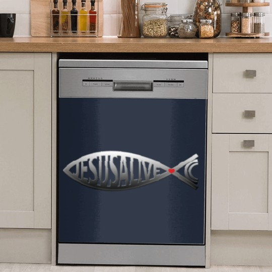 Discover JESUS FISH Dish Washer Covers