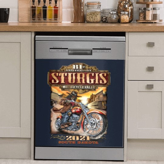 Discover 2021 Sturgis Motorcycle Rally 81st Anniversary Wild Bill Dish Washer Covers