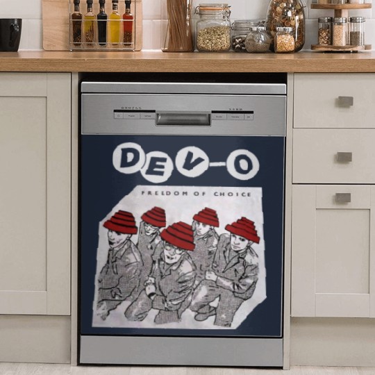 Discover Devo Band PREMIUM Dish Washer Covers, Devo Freedom and Choice Dish Washer Covers
