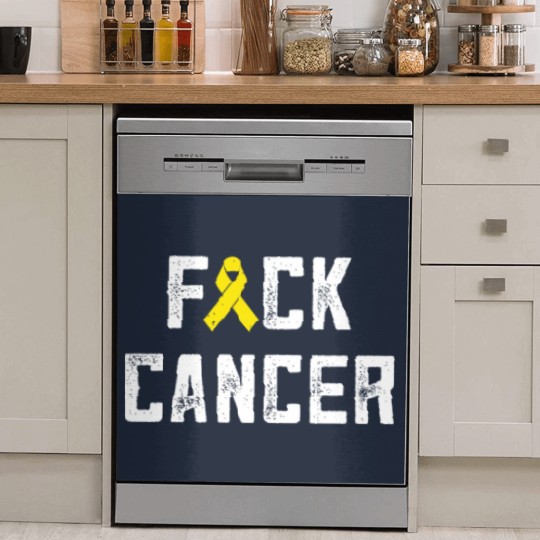 Discover Fck Cancer Funny Chemo Chemotherapy Battle Cancer Dish Washer Covers