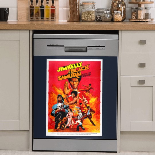 Discover Black Samurai - Blaxploitation - Dish Washer Covers