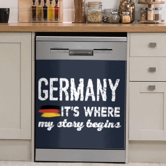 Discover Germany it is where my story begins germany Dish Washer Covers