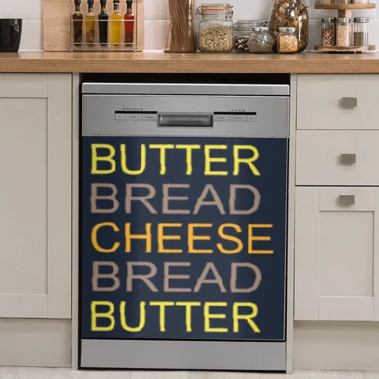 Discover Butter Bread Cheese Dish Washer Covers