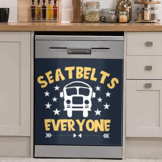 Discover Bus Driver Bus School Bus Public Transportation Dish Washer Covers