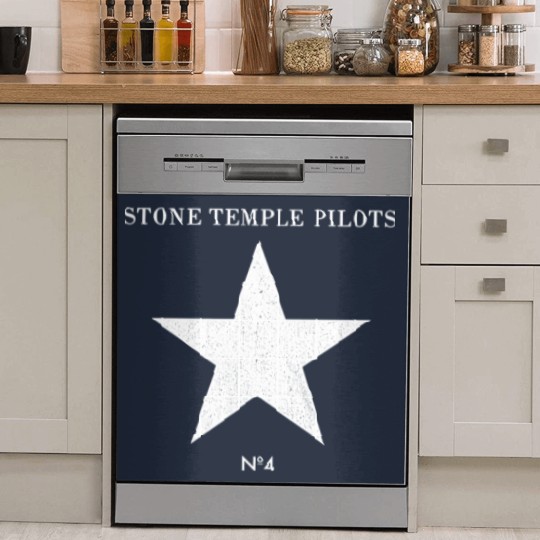 Discover Stone Temple Pilots Rock Band Number 4 Album Cover Adult Short Sleeve Dish Washer Covers
