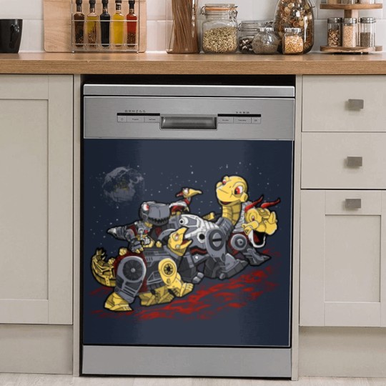 Discover Bots Before Time - Dinosaur - Dish Washer Covers