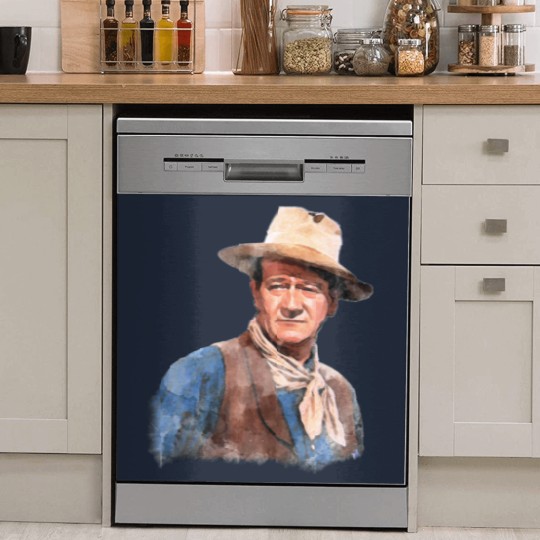 Discover John Wayne "The Duke" - Watercolor - John Wayne - Dish Washer Covers