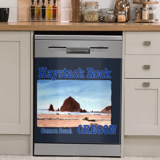 Discover Haystack Rock, Cannon Beach, Oregon - Haystack Rock - Dish Washer Covers