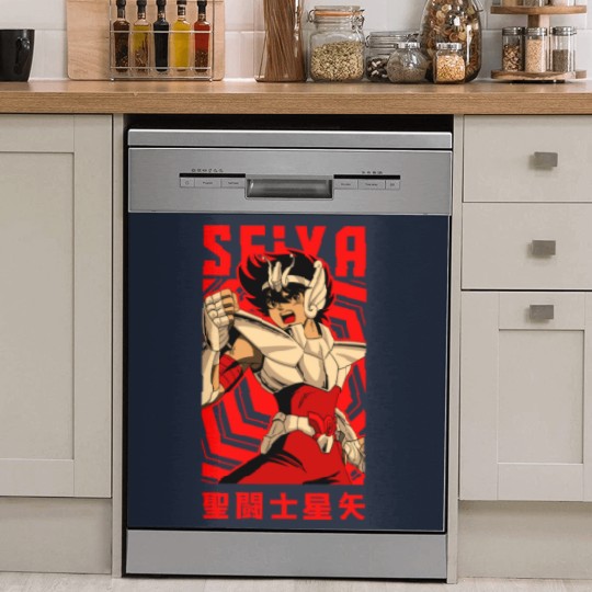 Discover Pegasus Seiya == Saint Seiya == Vintage Anime Design - Seiya - Dish Washer Covers